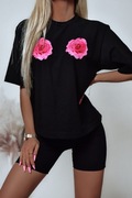 T-shirt damski Basic oversize PRINT NADRUK  Polska marka 