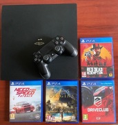 Konsola PlayStation 4 Pro, Kontroler, 3 gry