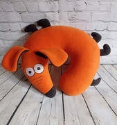 Maskotka Pluszak Rogal  Poduszka podróżna  Zagłówek  Poduszka Pies