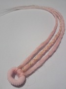 Dredy w gumce doczepy dredloki peruka warkoczyki zagęszczanie włosów treska