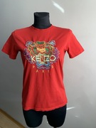 KENZO czerwona koszulka damska t-shirt S M 36 38