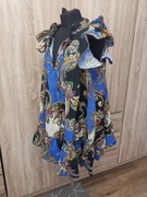 Mini sukienka oversize bawełna tunika