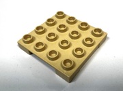 LEGO DUPLO Paleta Płytka 4x4 piny beżowa piaskowa