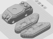 Wh40k Imperial Guard Astra Militarum Duży Czołg Proxy 1