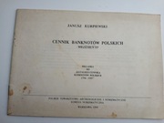 CENNIK BANKNOTÓW POLSKICH WRZESIEŃ 1989 KURPIEWSKI 