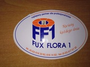 Naklejka FF1 Fux Flora 1 Kwiaty każdego dnia kwiaciarnia PRL vintage