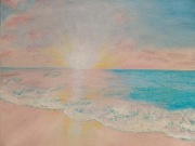 OBRAZ RĘCZNIE MALOWANY- *ROZMYTE GRANICE**-30x40cm