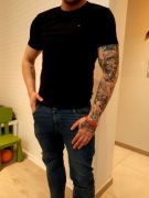 Tommy hilfigier t-shirt  Czarny 