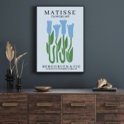 Plakat A3, Henri Matisse, Niebieskie tulipany