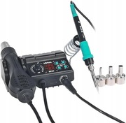 STACJA LUTOWNICZA HOT AIR + LUTOWNICA YIHUA 882D 750W spawanie plastiku