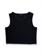 Crop-top w wytłaczany wzorek, Monki, XS - oversize