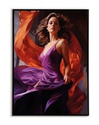 Tańcząca piękność komiksowy PLAKAT A3 - trzeci plakat GRATIS