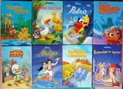 Disney: Pedro,Nemo,Brzydkie kaczątko,Kurczak, Aladyn,Bombo-zestaw 8 książek