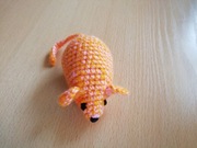 Zabawka dla kota myszka z kocimiętką rękodzieło