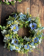 Wianek wiosenny całoroczny stroik na drzwi stół 