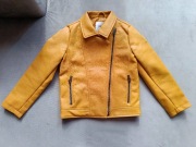 Sinsay Kurtka Ramoneska Imitacja Skóry Musztardowa Rozmiar 122