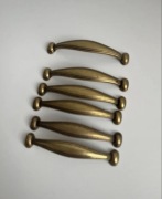 Uchwyty do szuflady mosieżne 6szt