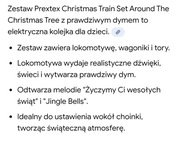 Kolejka elektryczna długi tor , pilot i dużo realistycznych dźwięków i pary