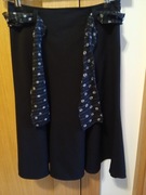 Elegancka czarna spódniczka dla dziewczynki nastolatki 158