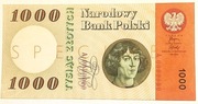 1000 zł  PRL  z 1965 r  Mikołaj Kopernik  SPECIMEN