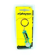 NOWY CYBERPUNK 2077 BRELOK NAPIS NIEBIESKI