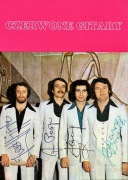 CZERWONE GITARY - oryginalne autografy