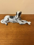 Porcelanowa figurka chart borzoj