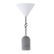 Lampa Wisząca OPRAWA LEDmaxx Deko E27 60W Kabel 2m, Industrialna, BETON