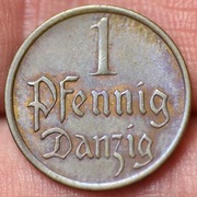 Wolne Miasto Gdańsk 1 fenig 1937 Berlin