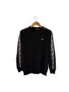 Bluza Fila czarna z logiem lampasami m