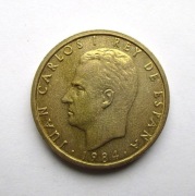 100 Peset 1984 r.  Hiszpania