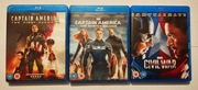 Captain America First Avenger, Winter Soldier, Civil War Blu-ray ANG UK