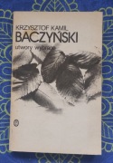Utwory wybrane Krzysztof Kamil Baczyński 1986 PRL ANTYKWARIAT 