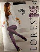 Rajstopy Lores Concorde microfibra 30den NERO 3-M