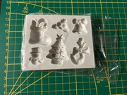 FORMA Foremka silikonowa do odlewów - dekor, choinka ,Boże Narodzenie