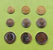 5 x Zestaw rocznikowy monet obiegowych 2021