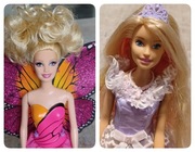 Lalki Barbie - MARIPOSA i PRINCESS / Mattel (2 szt)