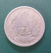 PRL Monety obiegowe  1 ZŁOTY 1966 