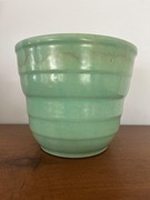 Osłonka, doniczka. Art Deco. Ceramika. Antyk, vintage, stara. 