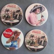 Coca Cola Coke podkładki pod napoje kamienne z korkiem 
