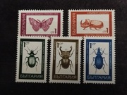Znaczki Bułgaria 1968 fauna owady
