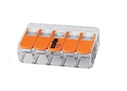 Złączka Wago 5-torowa, od 0,20-4,00mm2 221-415 1 szt. = 2,2 zl
