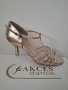 Buty do tańca AKCES - złote, nowe, rozmiar 38