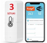 Termometr higrometr WIFI TUYA Smart home czujnik TH01 3szt.