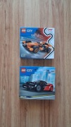 Nowe 2 zestawy LEGO City 60442 McLaren F1 i 60486 EV Supercar MISB