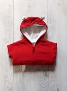 chłopięca bawełniana bluza ocieplana misiem marki Mon Coeur roz. 92 ciepła