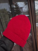 Ładna kaszmirowa czapka, 100% kaszmir