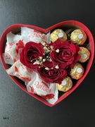 Box walentynkowy flower box prezent walentynki