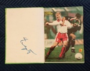 Zeszyt z autografami polskich piłkarzy - Ekstraklasa, reprezentacja Polski