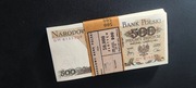 Banknot 500 zl x 100 szt. , UNC.